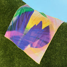 Load image into Gallery viewer, Drift Cotton Scarf is made from soft, breathable cotton and features a vibrant, hand-illustrated design. Ethically crafted and eco-conscious—perfect for adding color and comfort to your everyday look.