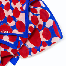 Load image into Gallery viewer, Berry Patch Silk Scarf and Bandana detail