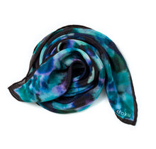 Load image into Gallery viewer, Corality Silk Scarf and Bandana wrap