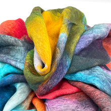 Load image into Gallery viewer, Divine Lands Soft Wool Watercolor Pattern Scarf and Bandana