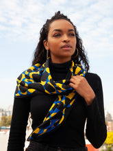 Load image into Gallery viewer, Honey Cove Silk Scarf and Bandana Lookbook Model
