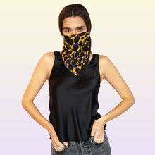 Load image into Gallery viewer, Honey Cove Illustrated Cotton Bandana and face mask