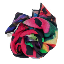 Load image into Gallery viewer, Night Fall Hand Illustrated Soft Luxury Wool Scarf Shawl Headwrap