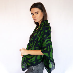 Pickle Forest Wool Scarf