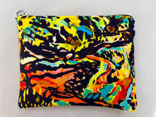 Load image into Gallery viewer, Lush tropical illustrated canvas pouch zipper bag wallet
