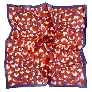 Berry Patch, hand-illustrated Cotton Scarf and Bandana
