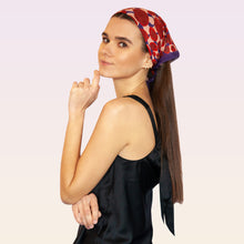 Load image into Gallery viewer, Berry Patch Cotton Scarf Headband Bandana Style
