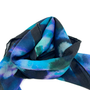 Cloud Forest Cotton Scarf and Bandana detail