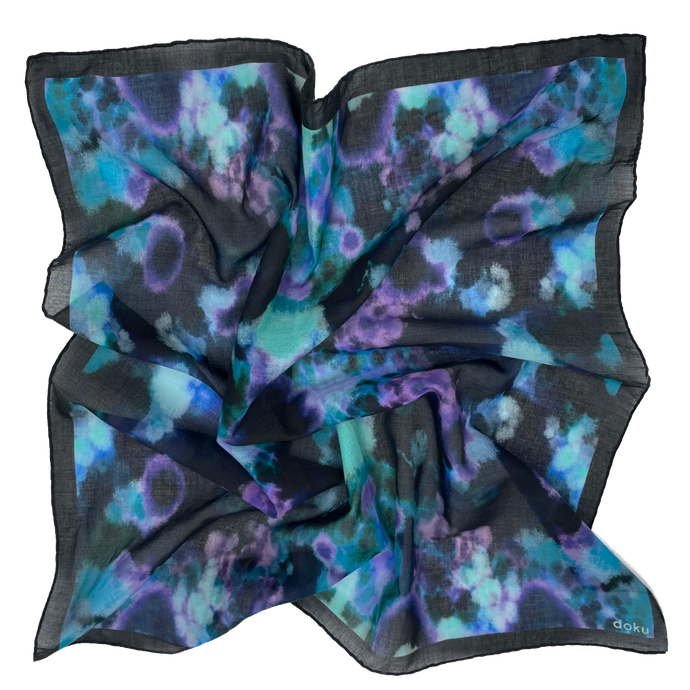 Cloud Forest Cotton Scarf Detail 