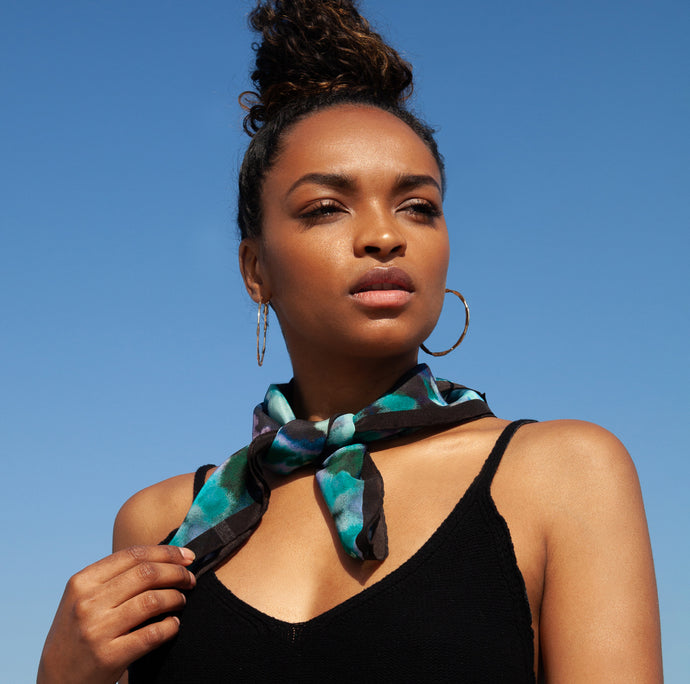 Cloud Forest Silk Scarf and Bandana
