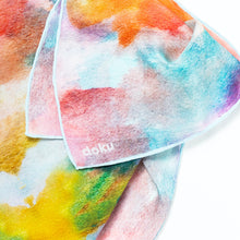 Load image into Gallery viewer, Divine Lands Silk Scarf and Bandana Detail
