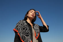Load image into Gallery viewer, Mazed Silk Scarf, scarf, doku
