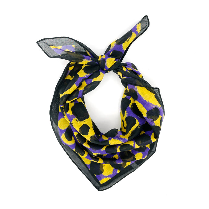 Berry Patch Cotton bandana headband face mask