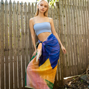 Doku Massiflora Mulitcolor Pareo Beach Skirt 