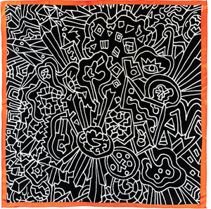 Mazed Silk Scarf and Bandana