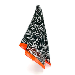 Mazed Cotton Bandana Fold