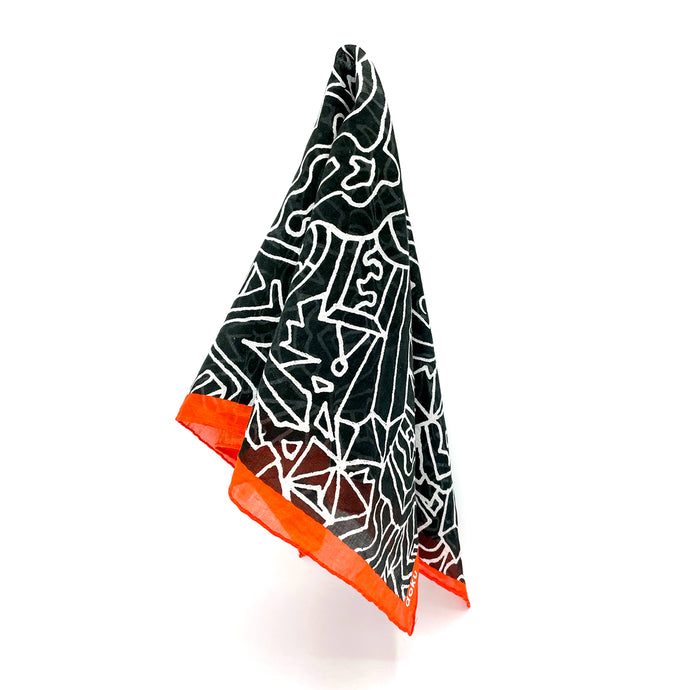 Mazed Cotton Bandana Fold