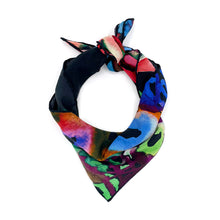 Load image into Gallery viewer, Nightfall Multicolor Silk Scarf and Bandana
