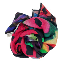 Load image into Gallery viewer, Night Fall Hand Illustrated Soft Luxury Wool Scarf Shawl Headwrap
