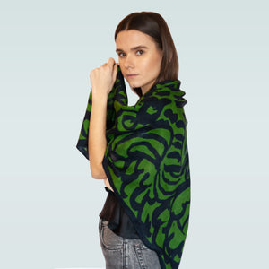 Pickle Forest Wool Scarf