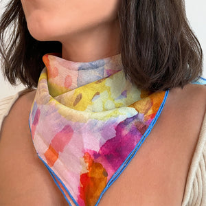 Underworld Illustrated pattern Cotton Scarf and Bandana style