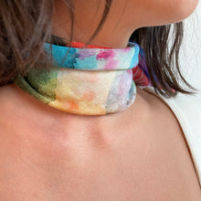Load image into Gallery viewer, Underworld Illustrated pattern Cotton Scarf and Bandana style
